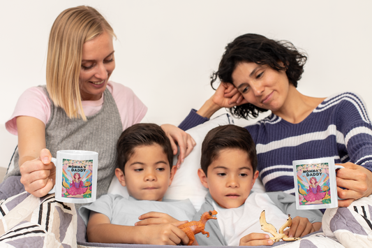 Rainbow Fairy Magical Mug – Momma's Daddy™| LGBTQ Pride Mug | Gift for Single Mom | Mother’s Day Present Idea