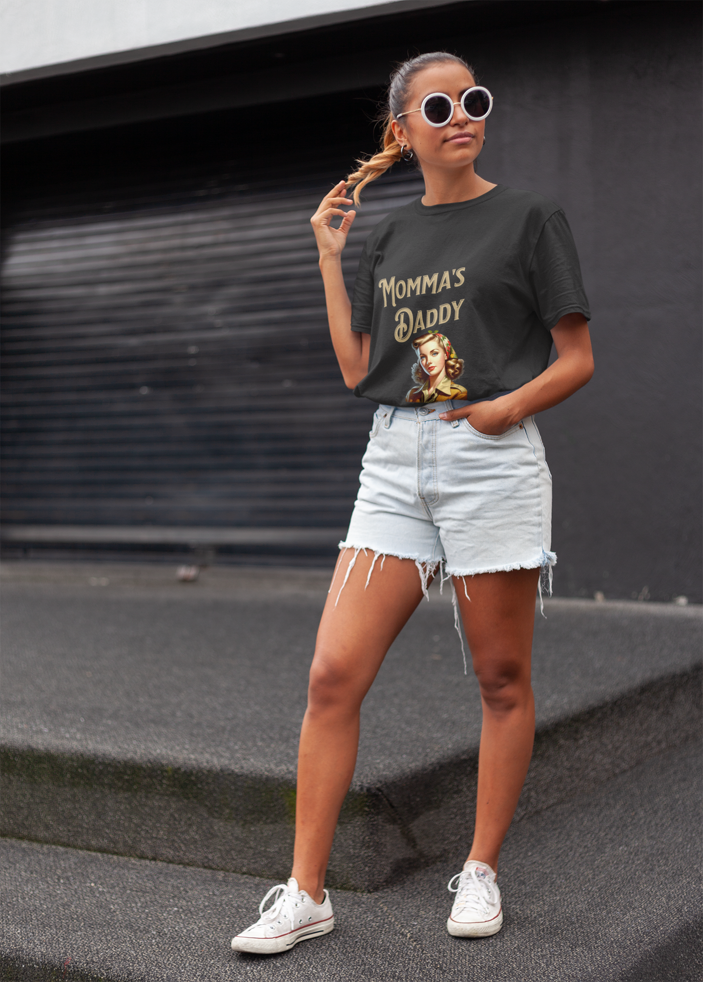 Momma's Daddy™ Shirt| Mothers Day Present | Bella Canvas Tee for Single Moms | Mother Shirt | Empowering Mom Life Tee