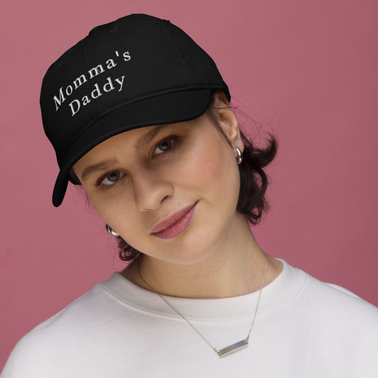 Momma’s Daddy™ Organic Cotton Hat – Sassy Mama Dad Hat, Eco-Friendly Baseball Cap, Mother’s Day Gift, Mom Birthday Gift