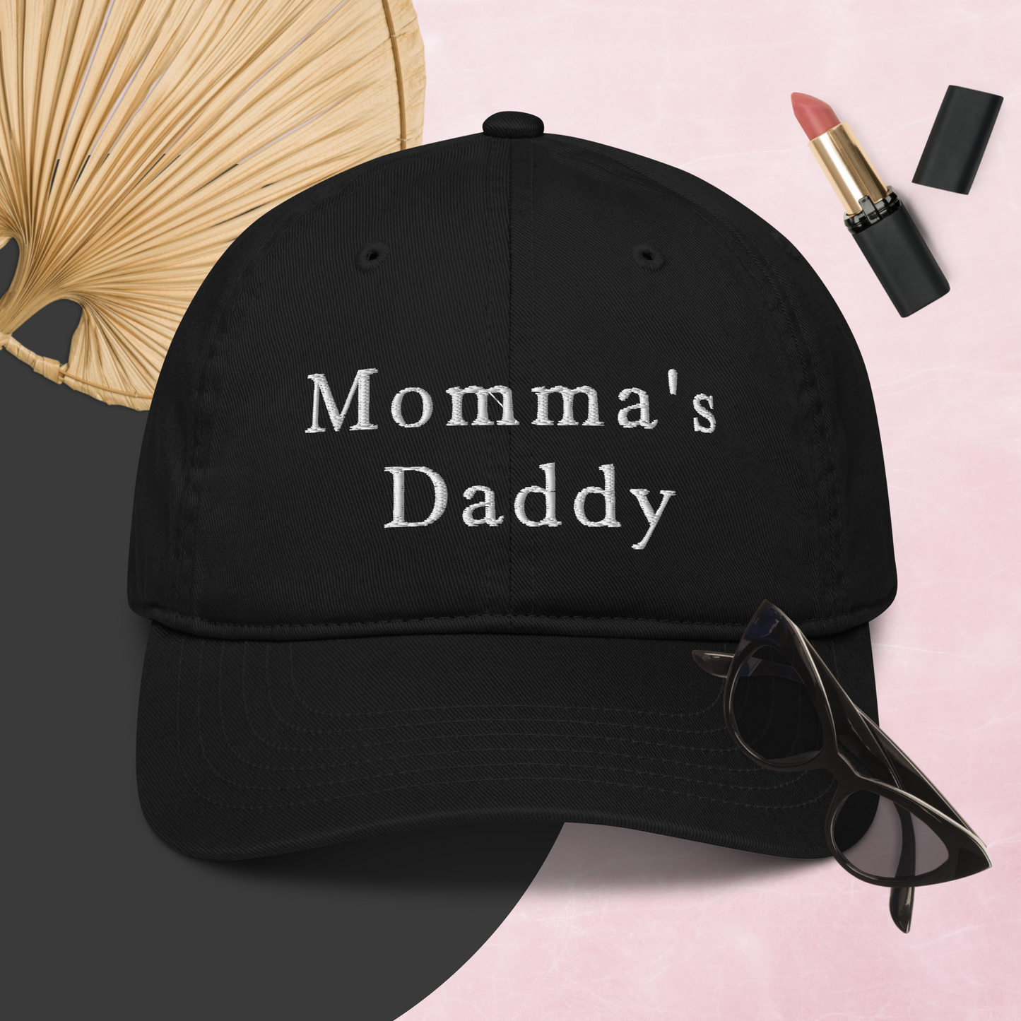 Momma’s Daddy™ Organic Cotton Hat – Sassy Mama Dad Hat, Eco-Friendly Baseball Cap, Mother’s Day Gift, Mom Birthday Gift
