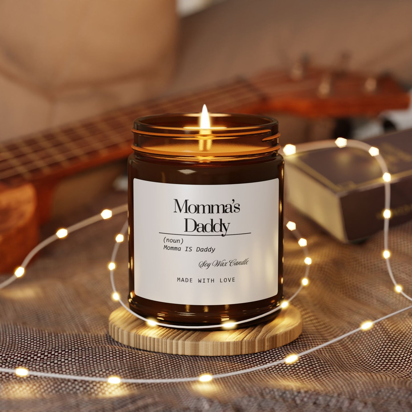 Momma’s Daddy™ Soy Candle – Empowering Gift for Single Moms, Perfect Mother’s Day Present