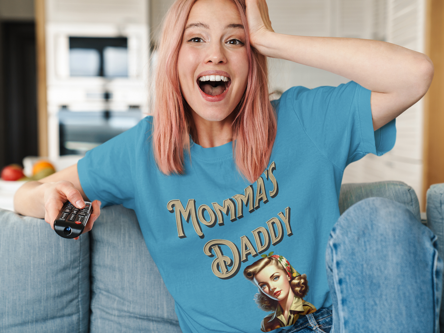 Momma's Daddy™ Shirt| Mothers Day Present | Bella Canvas Tee for Single Moms | Mother Shirt | Empowering Mom Life Tee