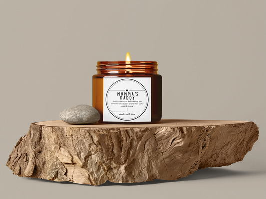 Mommas Daddy™ Soy Candle Empowering Gift for Single Moms, Perfect Mothers Day Present